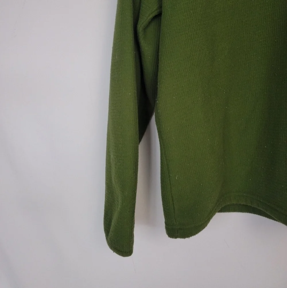 Mens Medium Fleece North Face Quarterzip